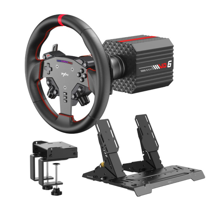 PXN VD6 Racing Bundle | Volante Gaming c/ Pedais e Shifter