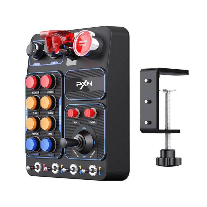 Painel de Controlo Gaming PXN CB1 - Personalizável e Multifuncional para Simulação