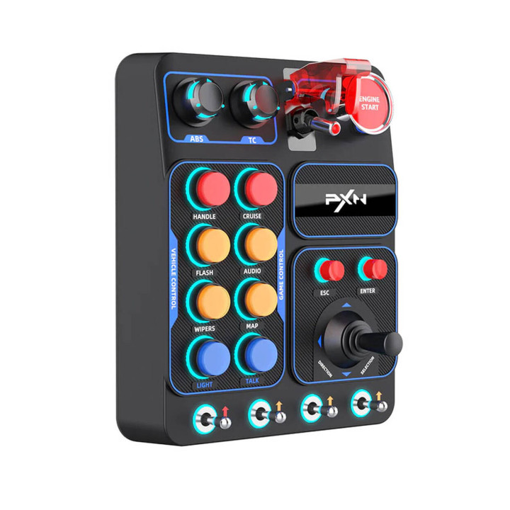Painel de Controlo Gaming PXN CB1 - Personalizável e Multifuncional para Simulação