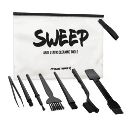 Kit de Limpeza IT Dusters Sweep ESD - Ferramentas Anti-Estáticas Profissionais para Eletrónica e Computadores