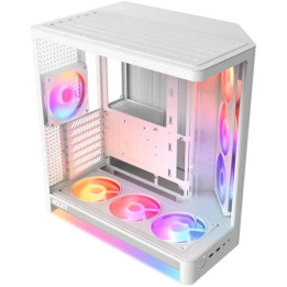 Caixa ATX NZXT H6 RGB+ Branca Vidro Temperado | NZXT