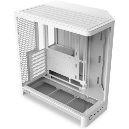 Caixa ATX NZXT H6 Flow Branca Panorâmica Vidro Temperado para PC Gaming e Estações de Trabalho
