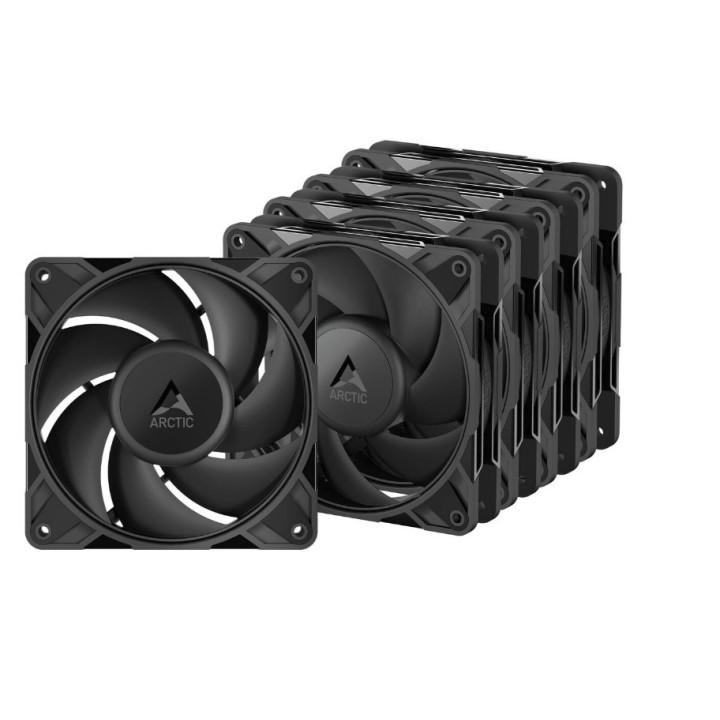 Ventoinha Arctic P12 PRO PWM PST Low Noise 120mm - Preto (Pack 5)