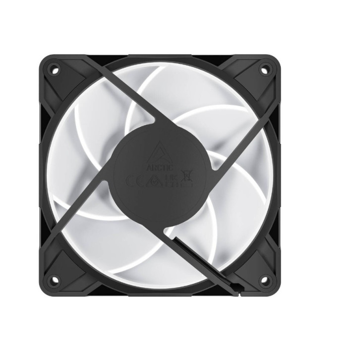 Ventoinha Arctic P12 PRO PWM PST ARGB 120mm Low Noise - Preto (Pack 3)