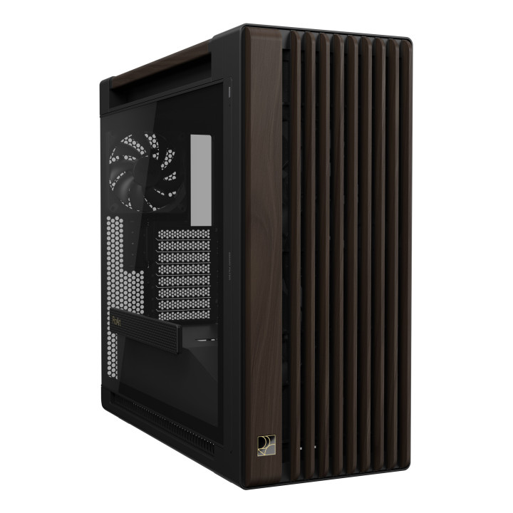 ASUS ProArt PA602 Wood Edition Modern Black - Tempered Glass Panel Midi Tower Preto, Madeira