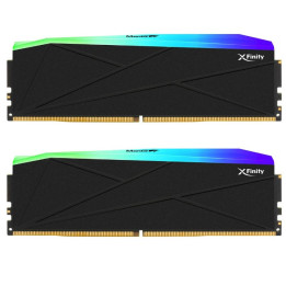 Memória V-Color Manta Xfinity RGB 32GB (2 x 16GB) DDR5 6000MHz Preto CL30
