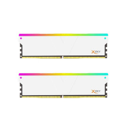Memória V-Color Manta Xsky RGB EXPO 32GB (2x16GB) DDR5 6000MHz CL30 Branco p/ Ryzen | V-Color