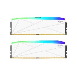 Memória DDR5 V-Color Manta Xfinity RGB Branco 32GB (2x16GB) 6000MHz CL30