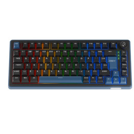Teclado Ducky DKOKM2583-KYPTCOH1 Universal USB RF Wireless Bluetooth QWERTY Preto, Azul