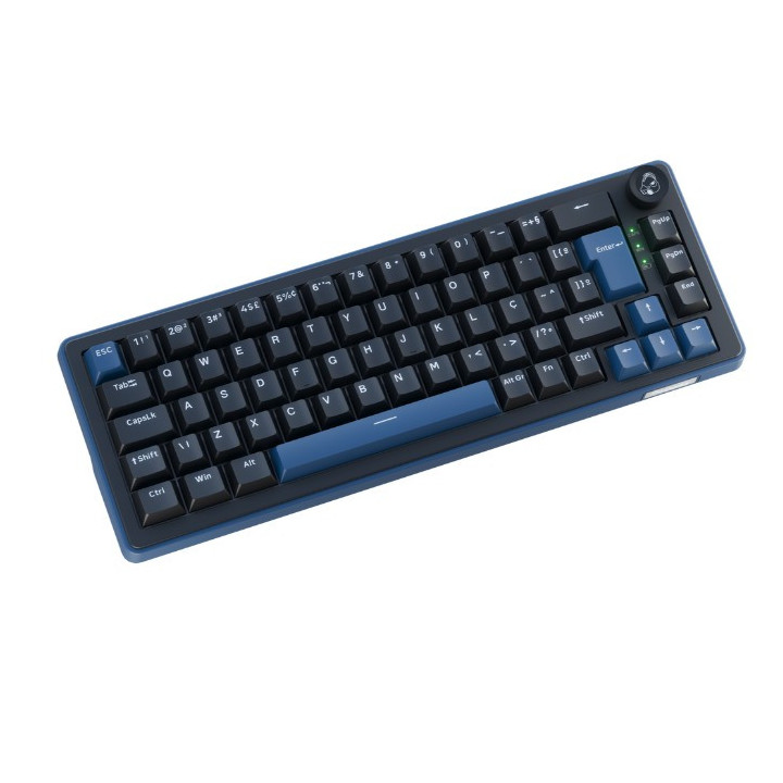Teclado Mecânico Ducky OK-M 68 65% Tri-Mode Hot-Swap RGB Tactile (PT)