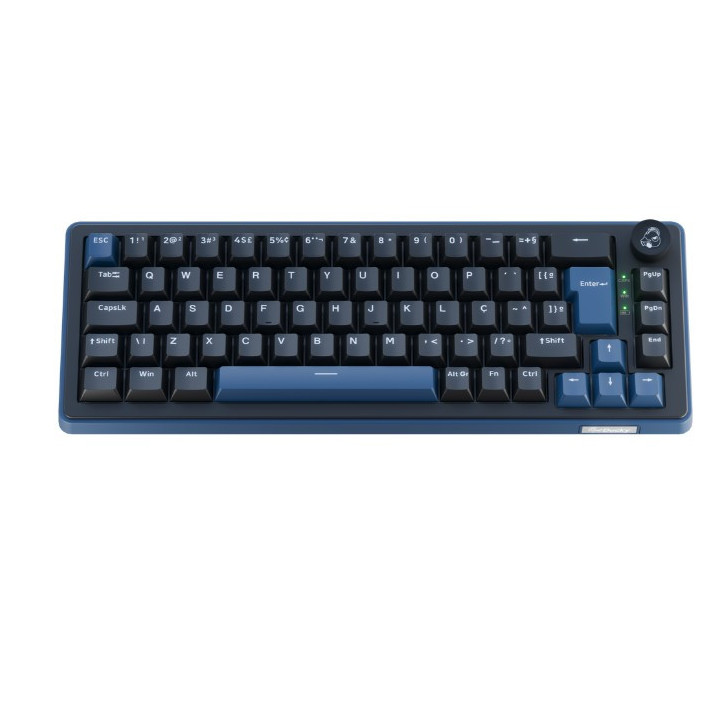Teclado Mecânico Ducky OK-M 68 65% Tri-Mode Hot-Swap RGB Tactile (PT)