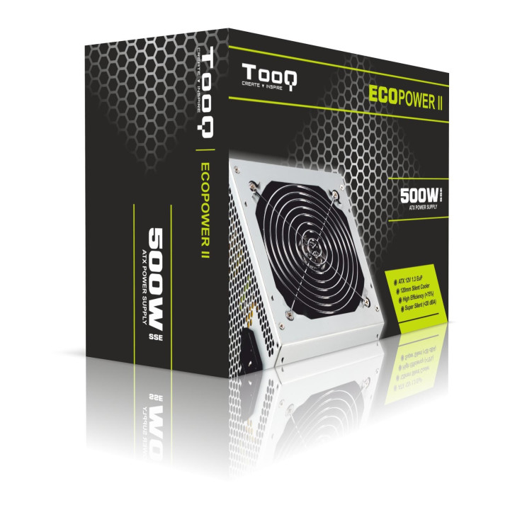 Tooq Fonte de Alimentação 500W ATX V1.3 12V [TQEP-500SSE]