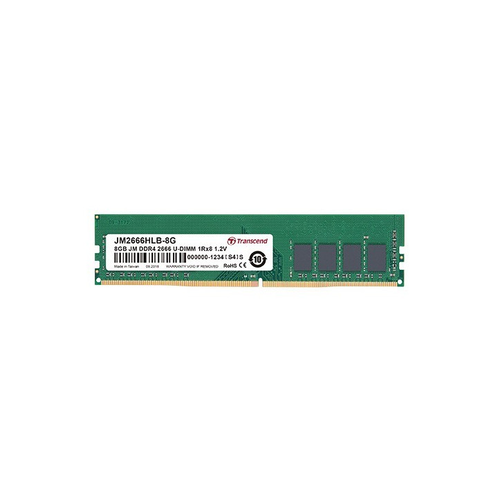 Transcend JM2666HLB-8G módulo de memória 8 GB DDR4 2666 MHz