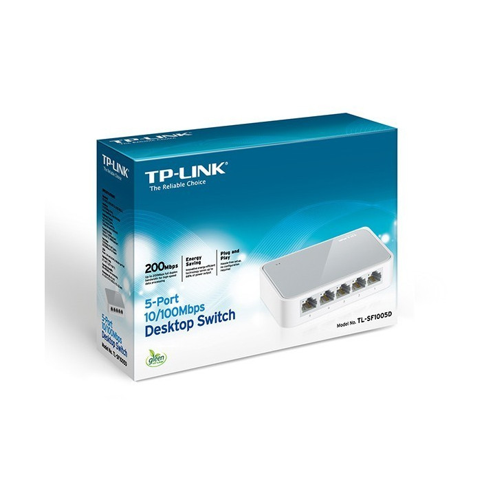 Switch TP-Link 5 Portas 10/100 Mbps