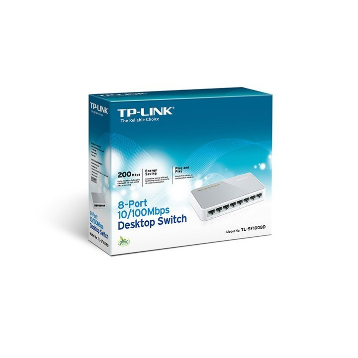 Switch TP-Link 8 portas 10/100 Mbps