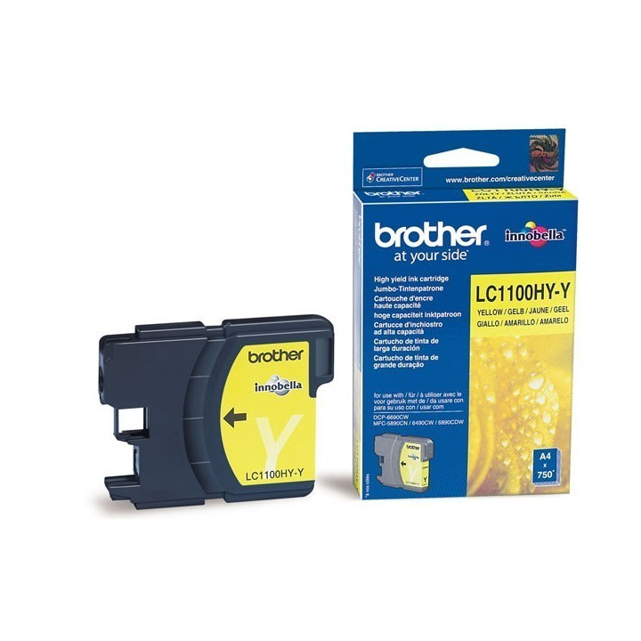 Brother Tinteiro LC1100HYY Amarelo