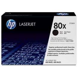 HP Toner 80X Preto Alta capacidade 