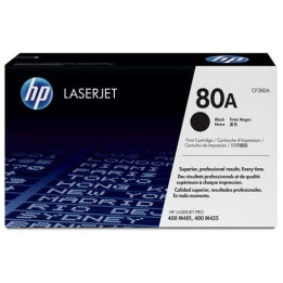HP Toner 80X Preto 