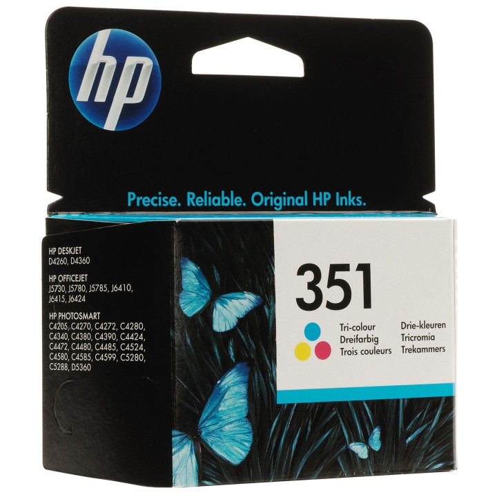 HP Tinteiro Tricolor 351 