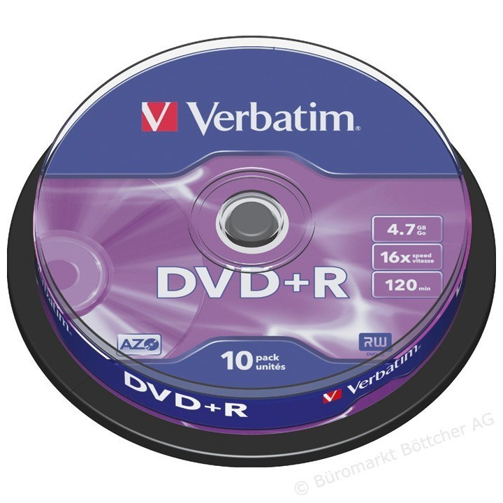 Verbatim DVD+R Pack 10 Unidades 