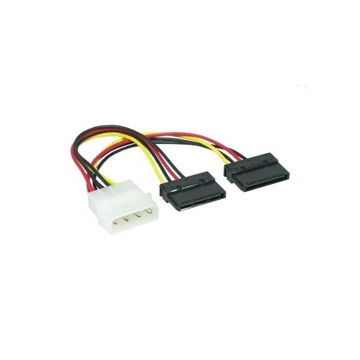 Gooby Cabo Conversor Molex - 2 x SATA 
