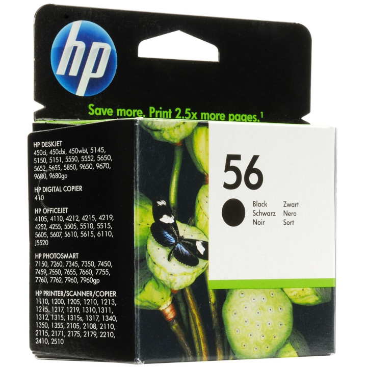 HP Tinteiro Preto 56