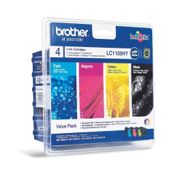 Brother Pack Tinteiros LC1100HYVALBP