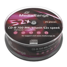 Mediarange CD-R 52x 700MB/80min Cake 25 