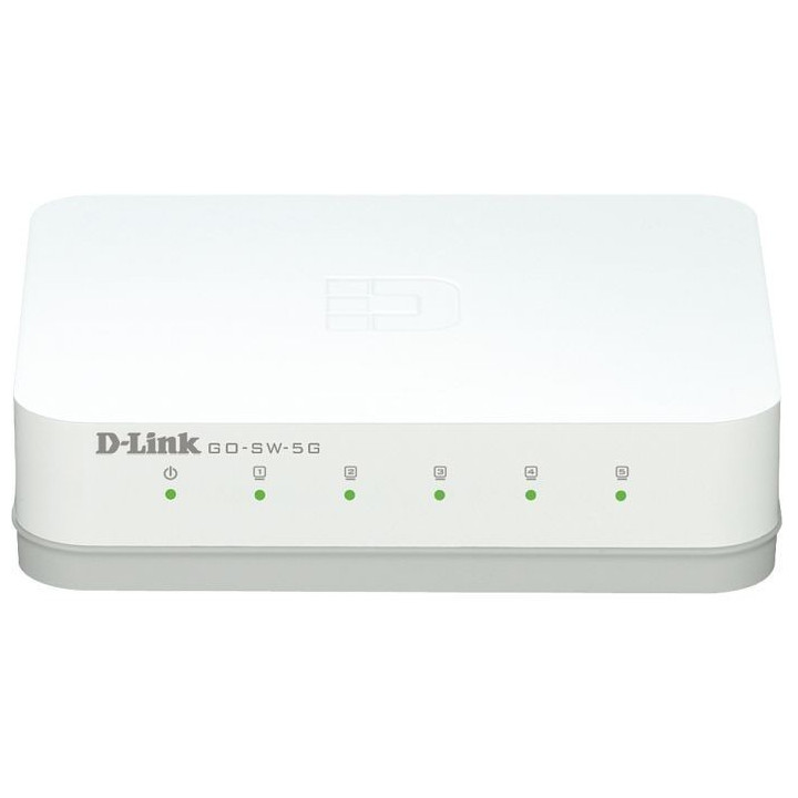 D-Link 5-Port 10/100/1000Mbps Copper Gigabit Dlinkgo 