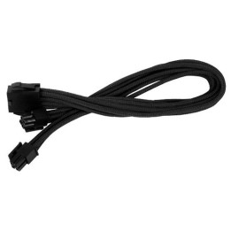 SilverStone Cabo Extensão 8Pinos Preto Malha 30 cm 