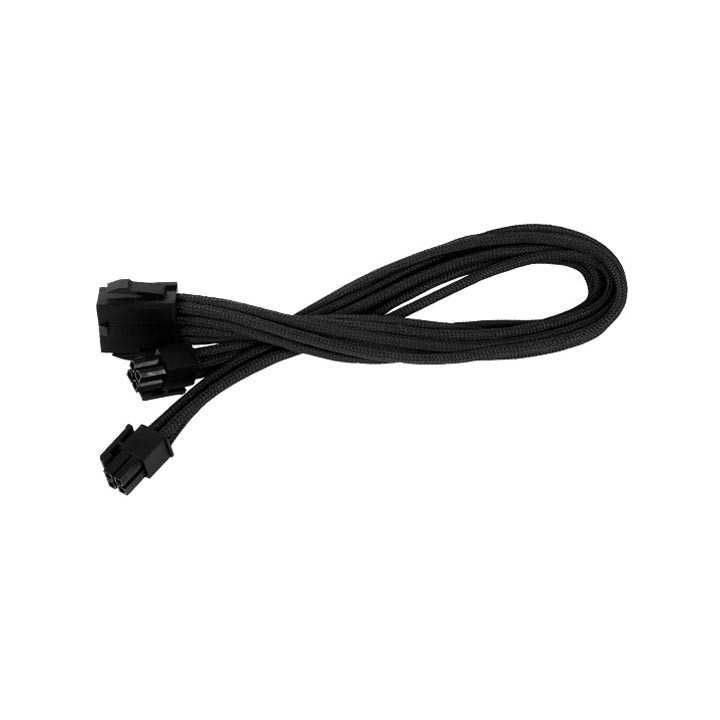 SilverStone Cabo Extensão 8Pinos Preto Malha 30 cm 
