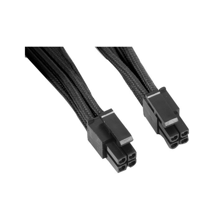SilverStone Cabo Extensão 8Pinos Preto Malha 30 cm 