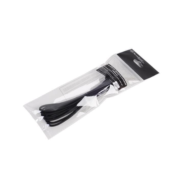 SilverStone Cabo Extensão 8Pinos Preto Malha 30 cm 