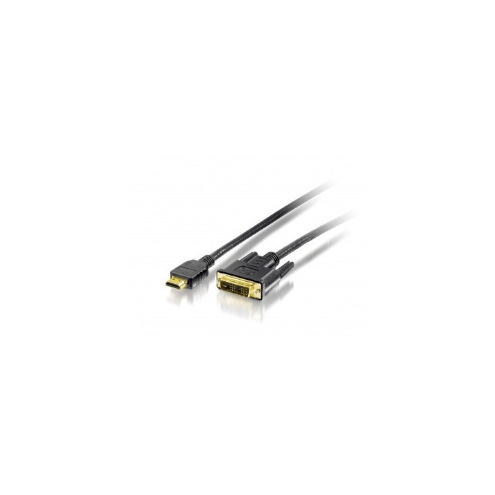 Equip Adaptador HDMI para DVI - M/M Preto (2 m)  