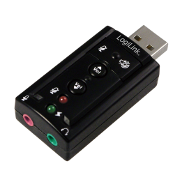 LogiLink® USB Soundcard with Virtual 7.1 Soundeffects