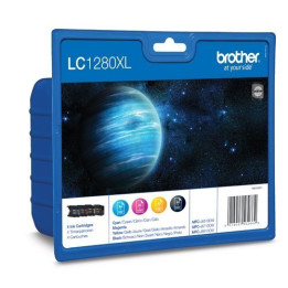 Brother Pack Tinteiros Preto Ciano Magenta Amarelo LC1280XLVALBP