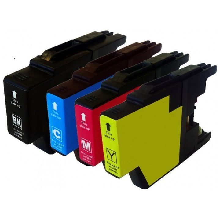 Brother Pack Tinteiros Preto Ciano Magenta Amarelo LC1280XLVALBP