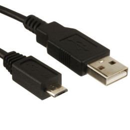 Sharkoon Cabo USB 2.0 A USB Micro-B  Preto 2m
