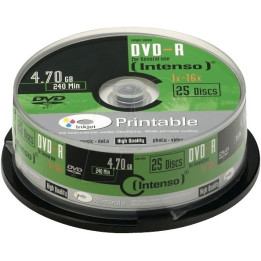 Intenso Pack DVD-R 25 UN Printable 