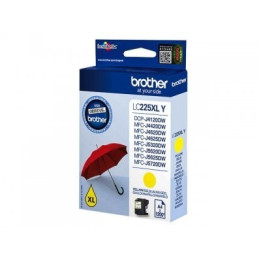 Tinteiro Original Brother LC225XLY Amarelo