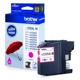 Brother Cartucho tinta magenta grande capacidade LC225XLM