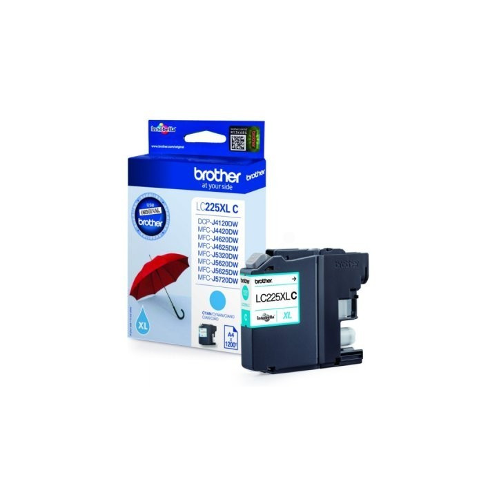 Tinteiro Original Brother LC225XLC Azul