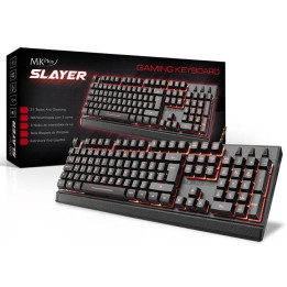 Teclado Gamer MKPlus TG8120SLAYER Retroiluminado 3 Cores