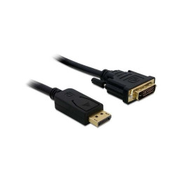Delock Cable Displayport 1.2 male to DVI 24+1 male 1 m