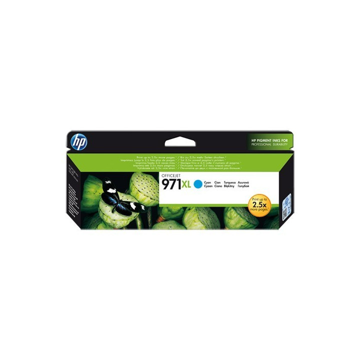 HP 970XL Tinteiro Ciano 971XL Original de Alta Capacidade - CN626AE