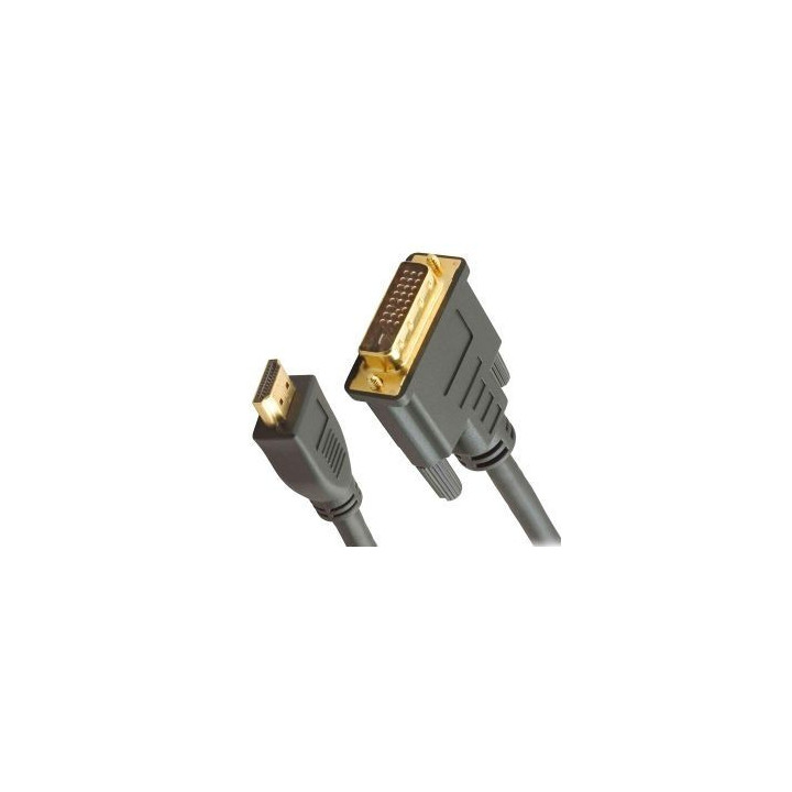 Equip Cabo HDMI/DVI Digital Adapter 3,0m M/M Preto 