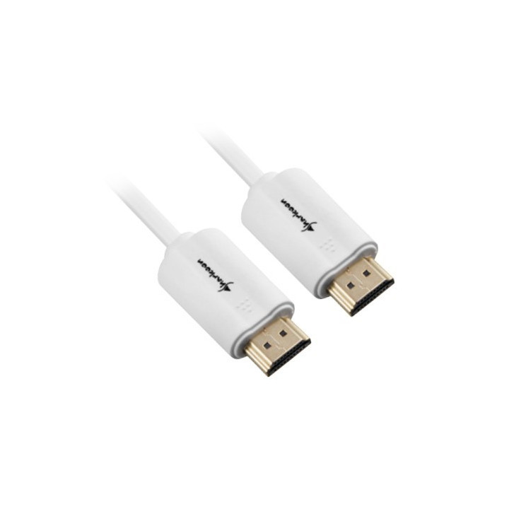 Sharkoon Cabo HDMI 2.0 4K 2 Metros Branco