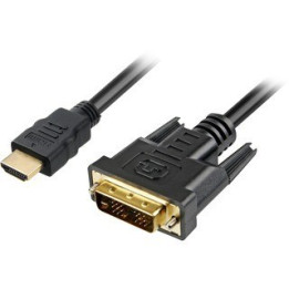 Sharkoon Cabo HDMI Para DVI-D (18+1) 1m Preto