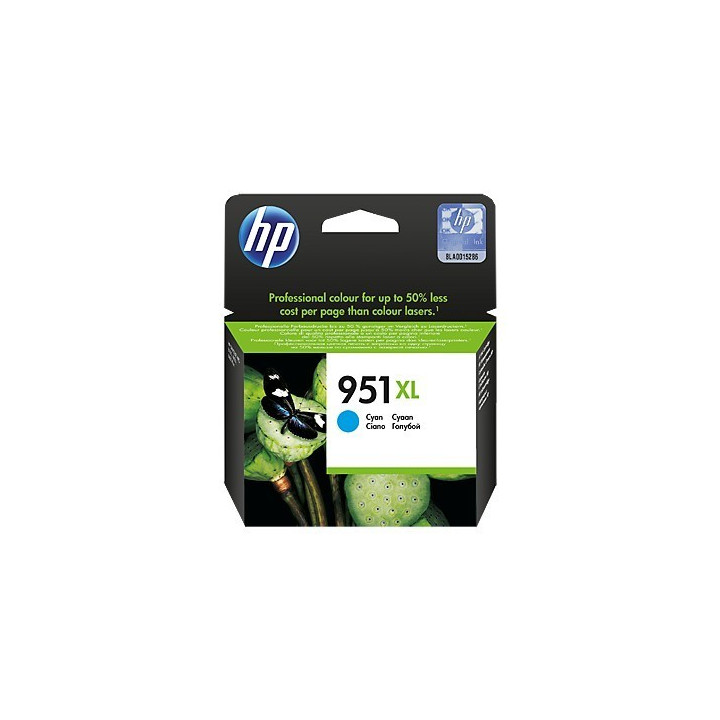 HP Tinteiro Original 951XL Ciano de elevado rendimento 