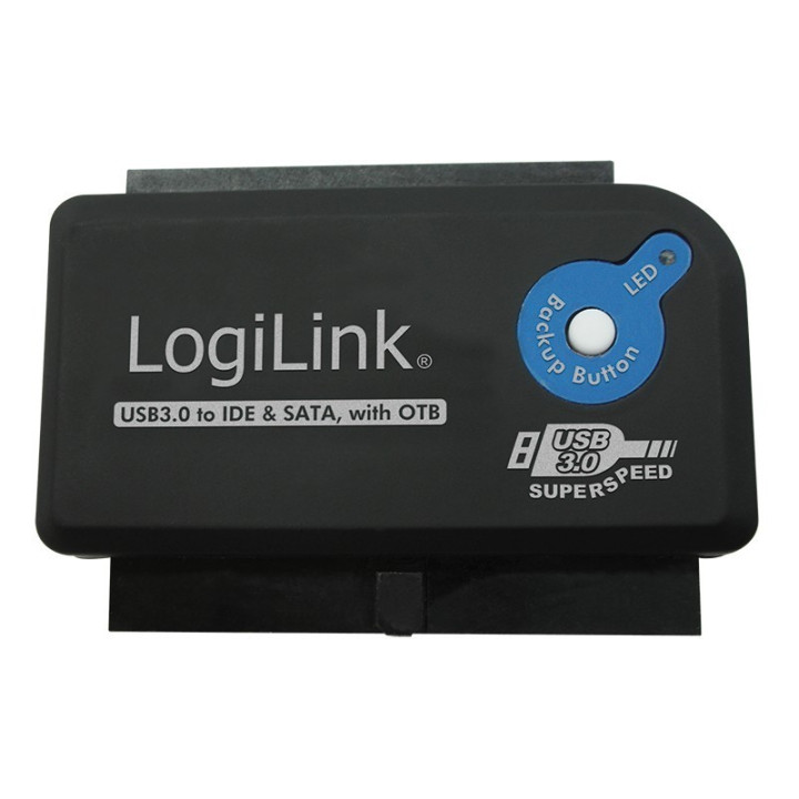 LogiLink® USB 3.0 to IDE & SATA Adapter with OTB 